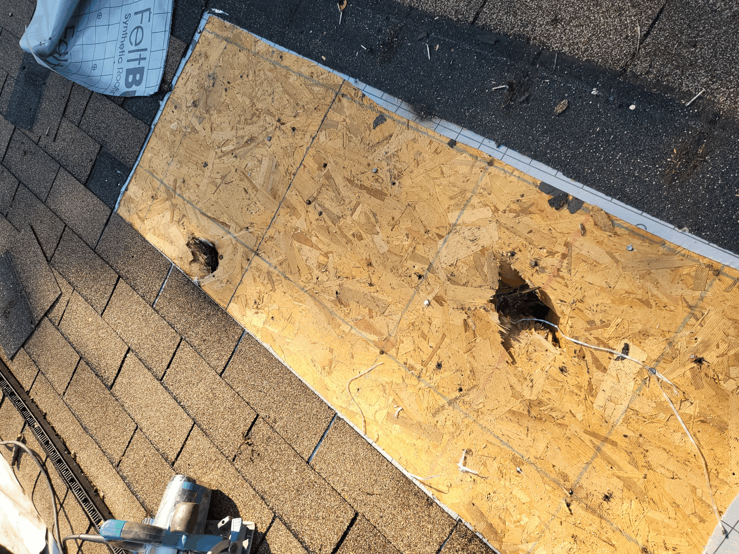 roof damage repair